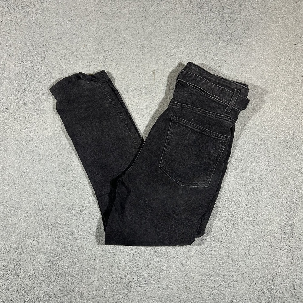 Reformation Kayo High Rise Skinny Jeans Black Erie Wash Size 29 #4086